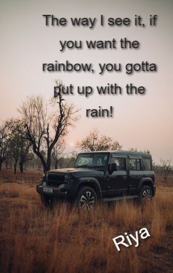 The way I see it, if you want the rainbow